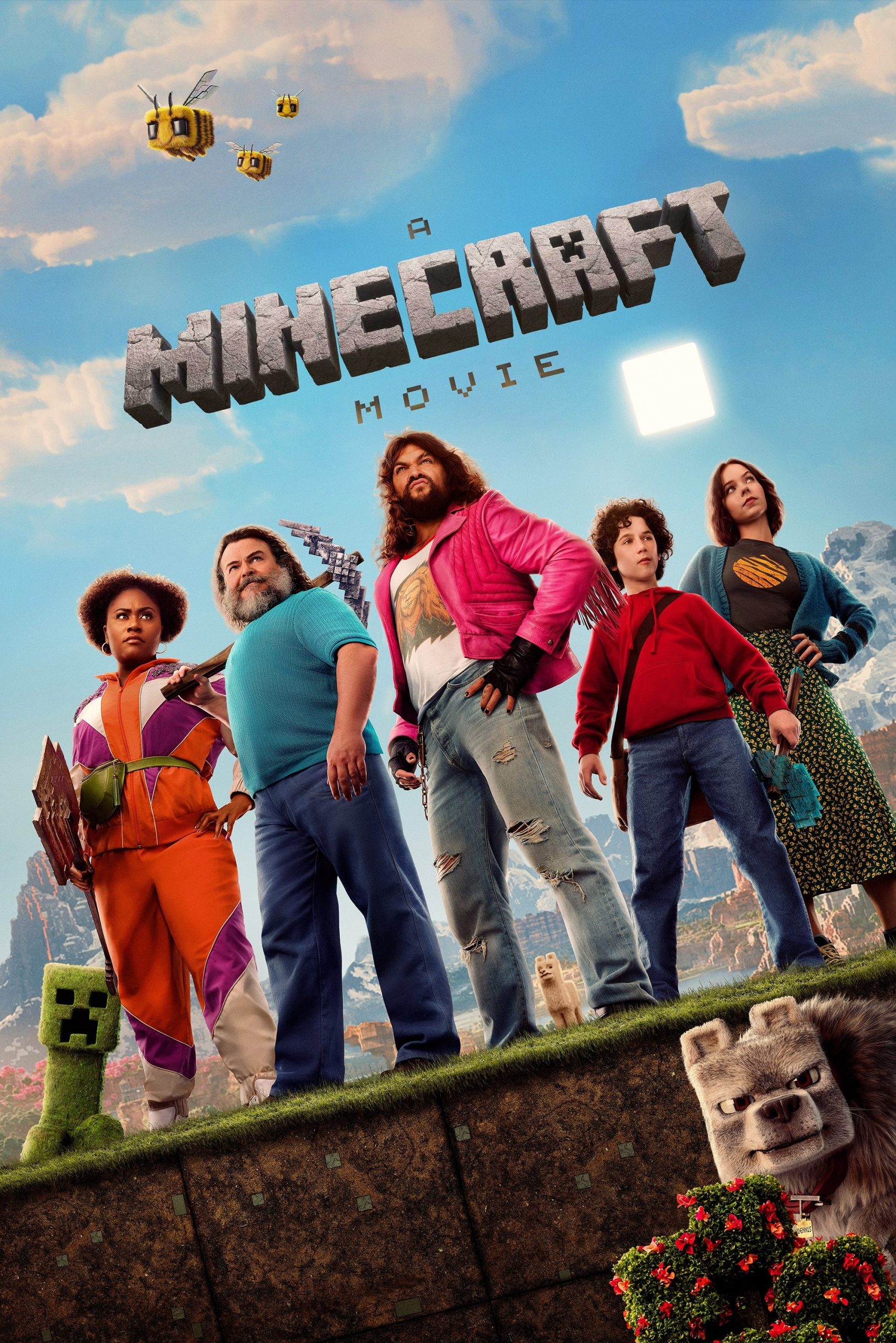 Poster for the movie "A Minecraft Movie"